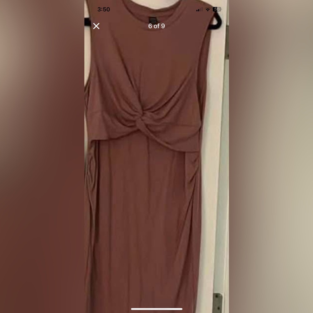 SHEIN Maternity Twist-Front Dress